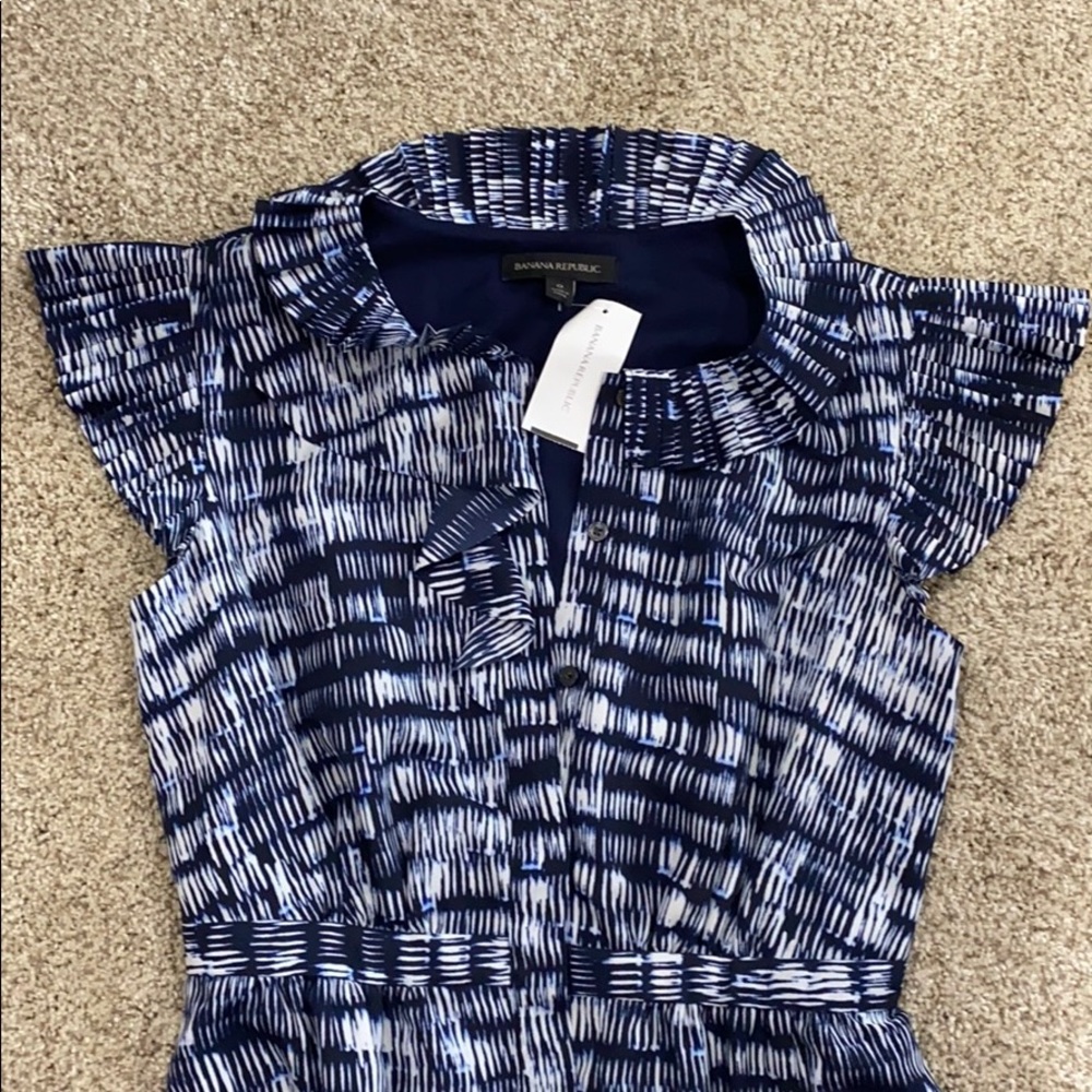 NWT size 0 banana republic silk dress
